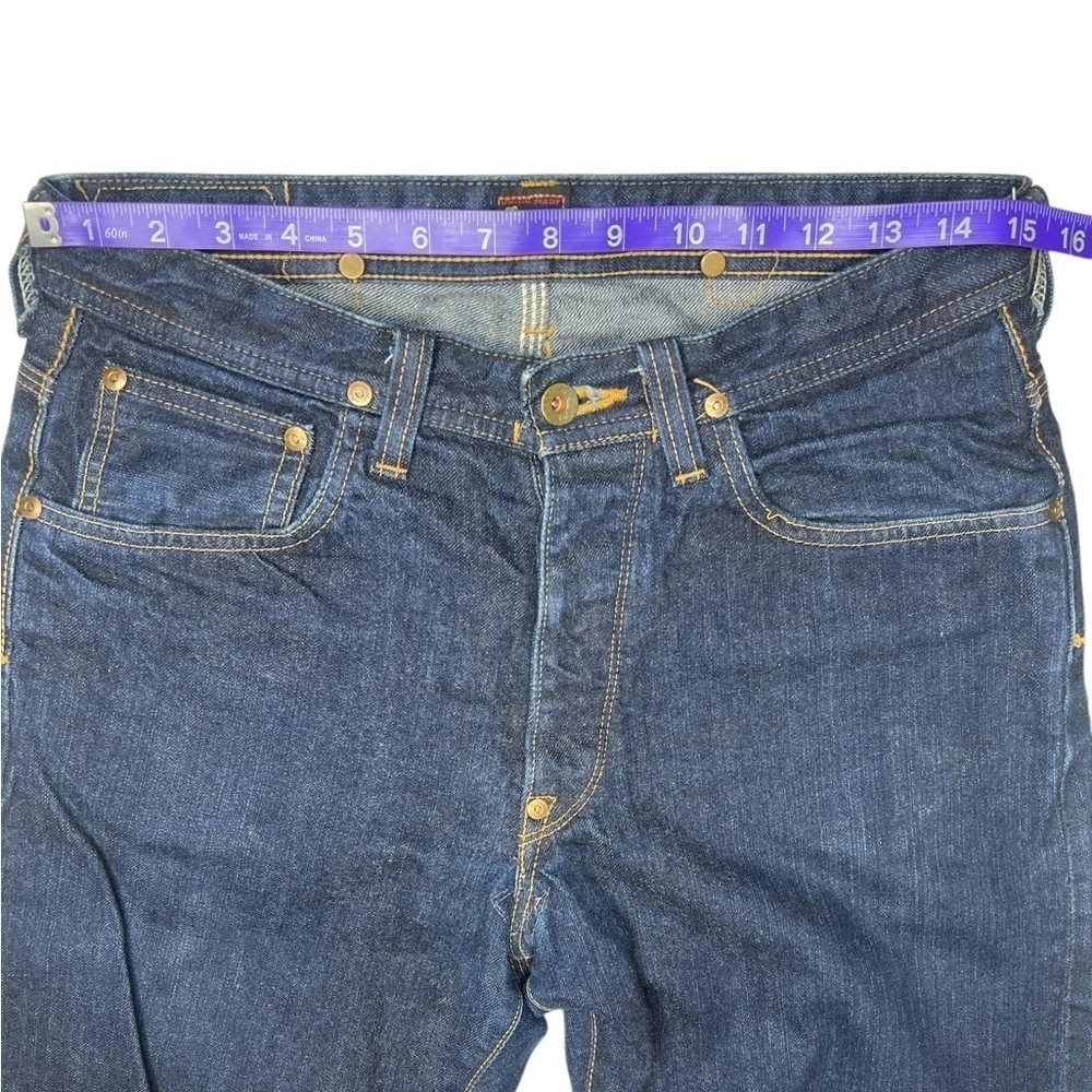 Lee 1101 1930s Reproduction Selvedge Jeans 30x33 Made in Japan Hair-On-Hide